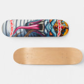 Schimmige koningsslang persoonlijk skateboard (Horizontaal)