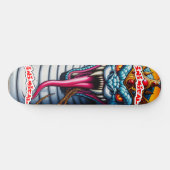 Schimmige koningsslang persoonlijk skateboard (Horizontaal)
