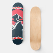 Schimmige rijzende zon persoonlijk skateboard (Voorkant)
