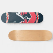 Schimmige rijzende zon persoonlijk skateboard (Horizontaal)