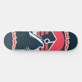 Schimmige rijzende zon persoonlijk skateboard (Horizontaal)