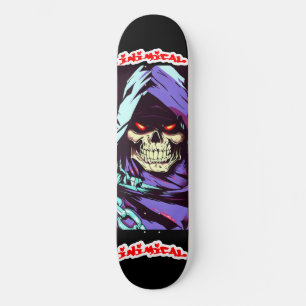 Schimmige universele dreiging persoonlijk skateboard