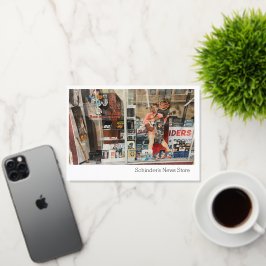 Schinders News Store Wenskaart Folie Wenskaart