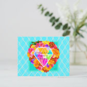 Schine helder als een diamant briefkaart (Staand voorkant)