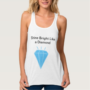 Schine Helder als een diamant Shirt