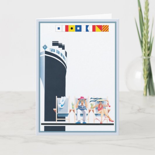 Schip Ahoy © Kaart (Voorkant)