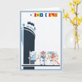 Schip Ahoy © Kaart (Gele Bloem)