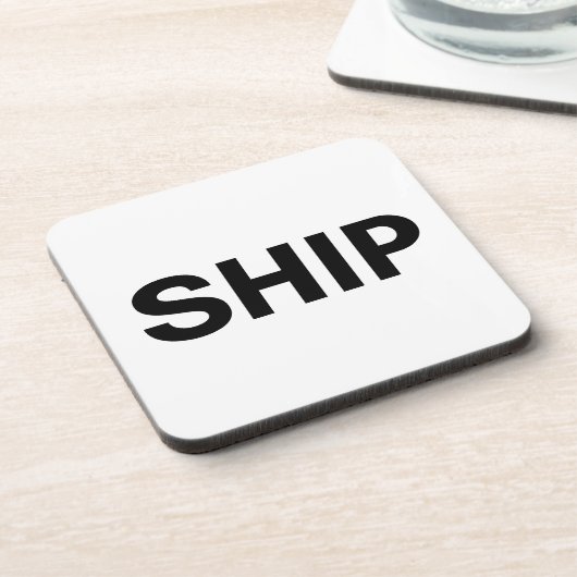 schip bier onderzetter (Linkerzijde)