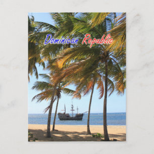 Schip bij Las Terrenas Samana Dominican Republic P Briefkaart