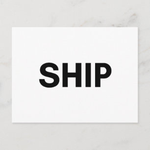 schip briefkaart