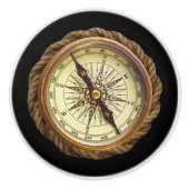 Schip Compass ~ Navigational Device ~ * ~ Keramische Knop (Voorkant)