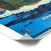 Schip Cruise naar Ierland Reisreclame Poster (Hoek)