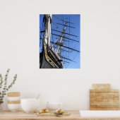 Schip (Cutty Sark) Poster (Keuken)