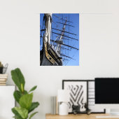 Schip (Cutty Sark) Poster (Thuiskantoor)