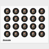 Schip De Scheeps Graduatietrip 2025 Senior Cr Ronde Sticker (Vel)