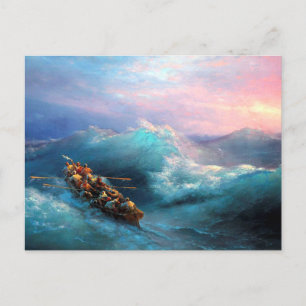 Schip door Ivan Aivazovsky Briefkaart