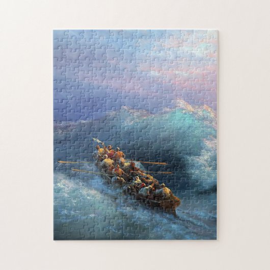 Schip door Ivan Aivazovsky Legpuzzel (Verticaal)
