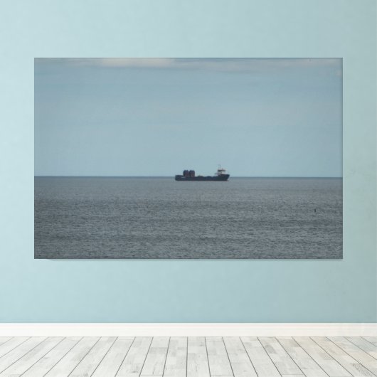 Schip EEMS Dover Canvas Afdruk (Insitu (Houten vloer))