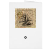  schip en kaart (Achterkant)