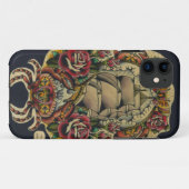 schip en krabben Case-Mate iPhone case (Achterkant (horizontaal))