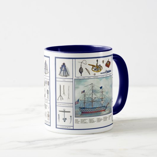 Schip en meubilair mok (Voorkant rechts)