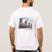 Schip en trein t-shirt (Achterkant)