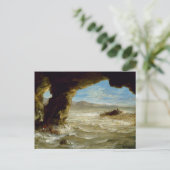 schip Ferdinand Delacroix aan de kust Briefkaart (Staand voorkant)