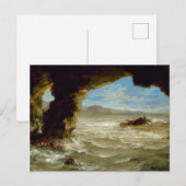 schip Ferdinand Delacroix aan de kust Briefkaart (Voorkant / Achterkant)