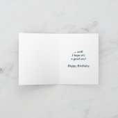  Schip Funny Birthday voor zijn kaart (Binnen)