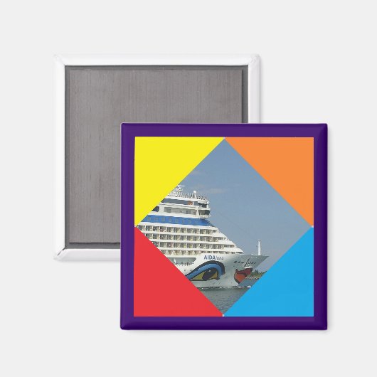 Schip glimlachen magneet (Voorkant / Achterkant)