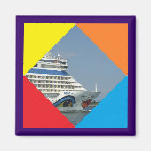 Schip glimlachen magneet (Voorkant)