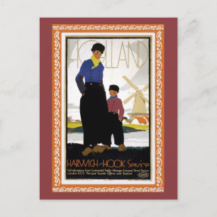  schip Harwich Hoek Van Holland Briefkaart