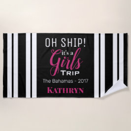 Schip! Het is een meidenreis Strandlaken