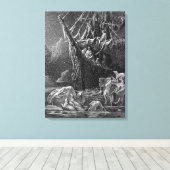 Schip in Antartica Canvas Afdruk (Insitu (Houten vloer))