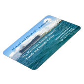 Schip in de Deurmarkering van de Haven Douanestaat Magneet (Linkerzijde)