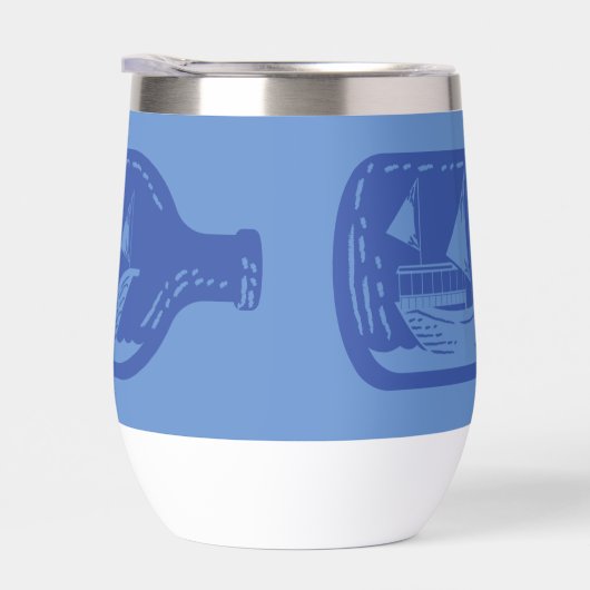 Schip in de fles (Rechts)