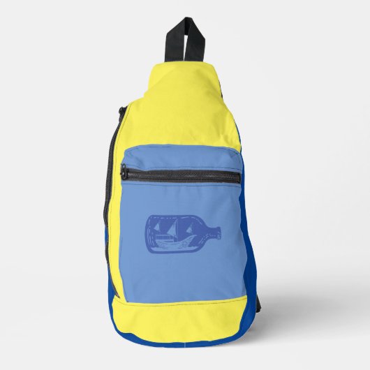 Schip in de fles sling bag (Voorkant)