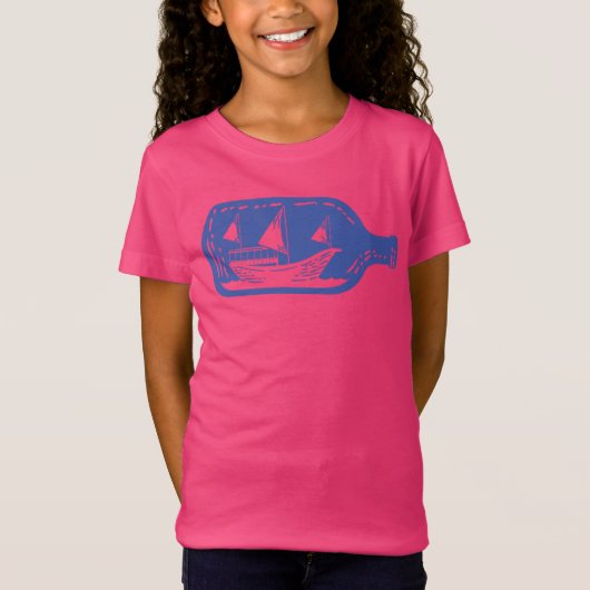 Schip in de fles t-shirt (Voorkant)