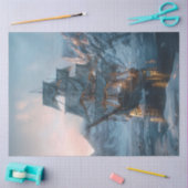  schip in de ijsontkoppeling tissuepapier (Craft)