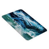 Schip in de zee in storm magneet (Rechterzijde)