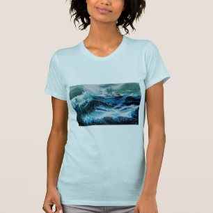 Schip in de Zee in Storm T-shirt