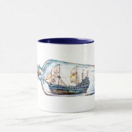 Schip in een Fles Mok