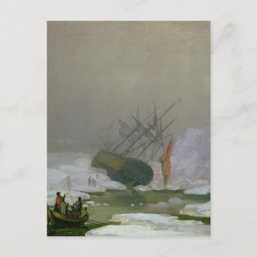 Schip in het Poolse Zee, 12 december 1798 Briefkaart (Voorkant)