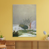 Schip in het Poolse Zee, 12 december 1798 Canvas Afdruk (Insitu (Woonkamer))