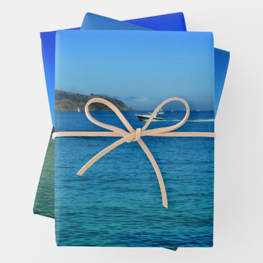 Schip in het Serene Lake Decoupage High Quality Tr Inpakpapier Vel (In situ)