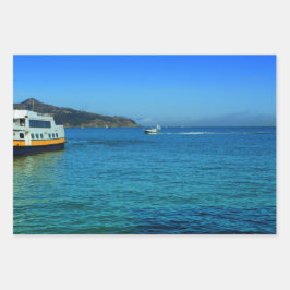 Schip in het Serene Lake Decoupage High Quality Tr Inpakpapier Vel