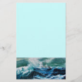 Schip in het Zee in Storm Briefpapier (Voorkant)