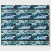 Schip in het Zee in Storm Cadeaupapier (Vlak)