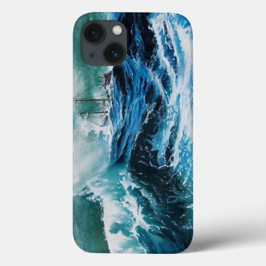 Schip in het Zee in Storm Case-Mate iPhone Case (Achterkant)