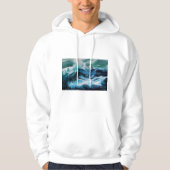 Schip in het Zee in Storm Hoodie (Voorkant)
